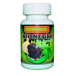 Ajo negro reforzado con perejil y ortiga cápsulas Herbosan Ajo negro reforzado con perejil y ortiga cápsulas Herbosan