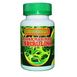 Algas marinas espirulina cápsulas Herbosan Algas marinas espirulina cápsulas Herbosan