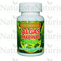 Algas marinas fucus cápsulas