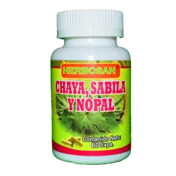 Chaya sabila y nopal cápsulas Herbosan Chaya sabila y nopal cápsulas Herbosan