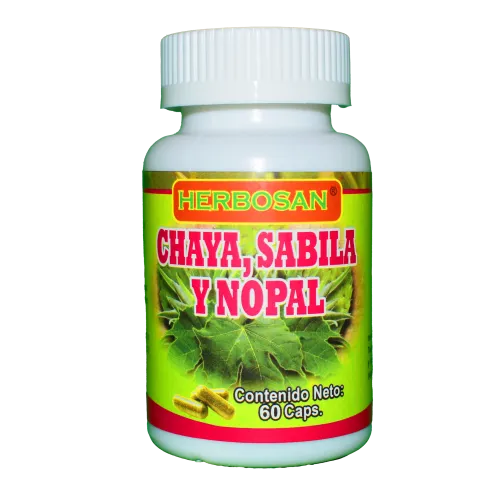 Chaya sabila y nopal cápsulas Herbosan Chaya sabila y nopal cápsulas Herbosan