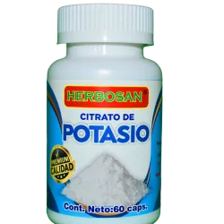 Citrato de potasio cápsulas Herbosan Citrato de potasio cápsulas Herbosan