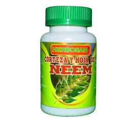 Corteza y hoja de neem cápsulas Herbosan