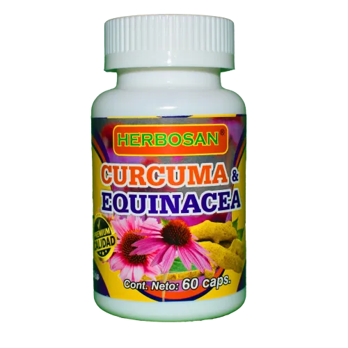 Curcuma y equinacea cápsulas Herbosan