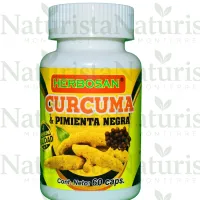 Curcuma y pimienta negra cápsulas Curcuma y pimienta negra cápsulas