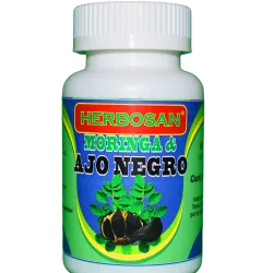 Moringa y ajo negro cápsulas Herbosan