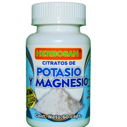 Potasio y magnecio cápsulas Herbosan