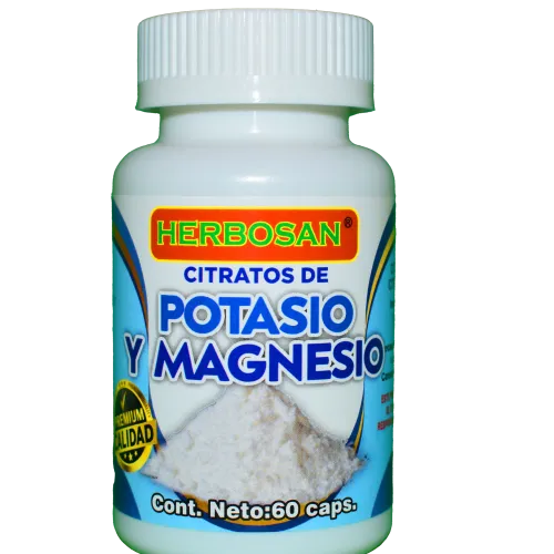 Potasio y magnecio cápsulas Herbosan