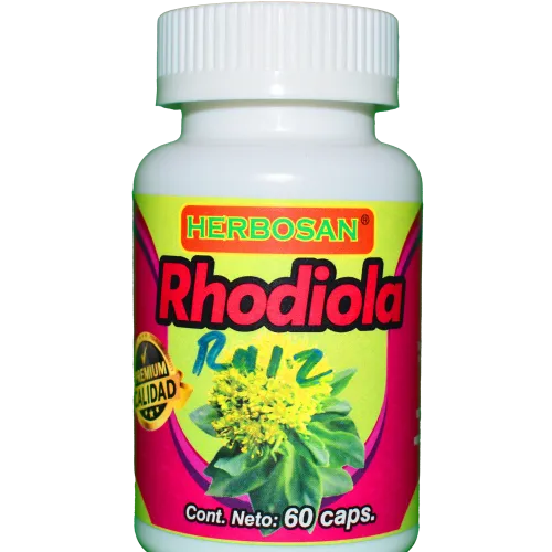 Rhodiola raiz cápsulas Herbosan Rhodiola raiz cápsulas Herbosan